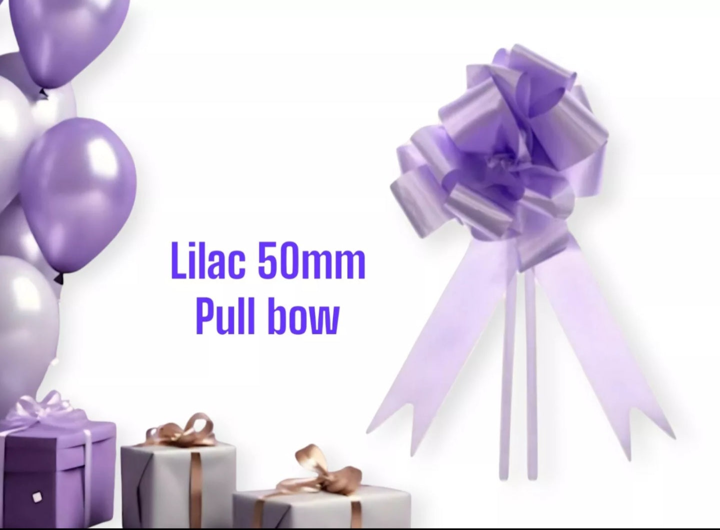 PULL BOW lilac